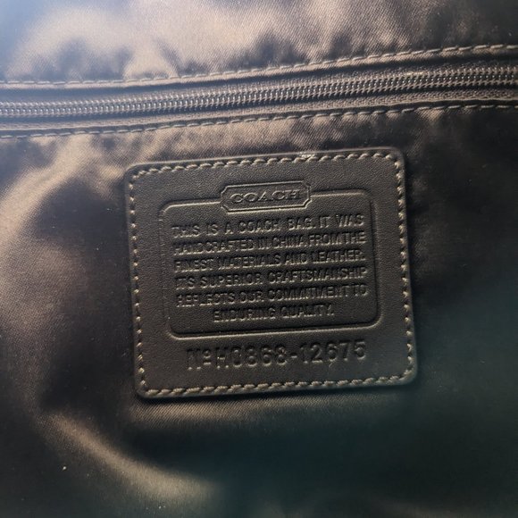 Coach Sateen Shoulder Bag Soho Hobo - Dark Brown & Wallet, No. H0868-12675 - Picture 6 of 13